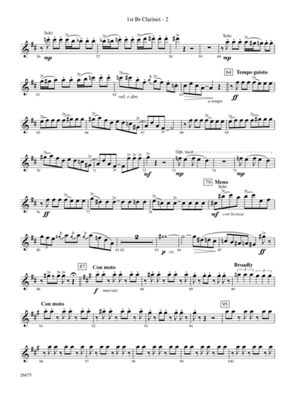 Rhapsody in Blue: 1st B-flat Clarinet