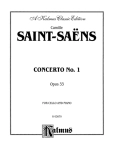 Saint-Saëns: Cello Concerto No. 1, Op. 33