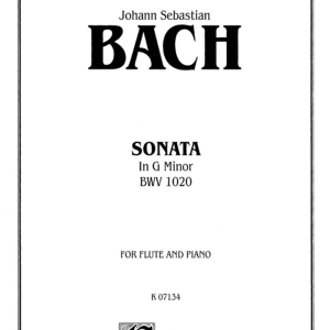 Bach: Sonata in G Minor, BWV 1020