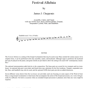 Festival Alleluia (Full Score)