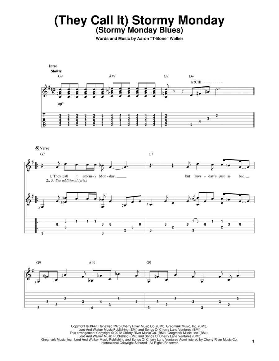 (They Call It) Stormy Monday (Stormy Monday Blues)