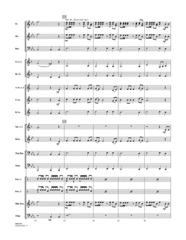 Circle of Life (from The Lion King) (arr. Michael Sweeney) - Full Score