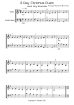 8 Christmas Duets for Violin And Double Bass