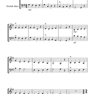 8 Christmas Duets for Violin And Double Bass