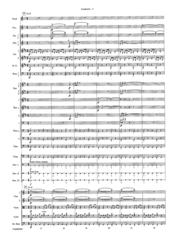 The Lord of the Rings: The Fellowship of the Ring, Symphonic Suite from: Score