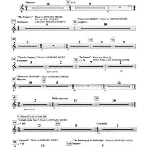 The Lord of the Rings: The Fellowship of the Ring, Symphonic Suite from: Vocals