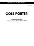 Cole Porter (Classic String Quartets): 1st Violin