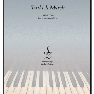 Turkish March (1 piano, 4 hand duet)