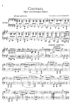 Bizet Carmen Medley, for piano duet(1 piano, 4 hands), PB811