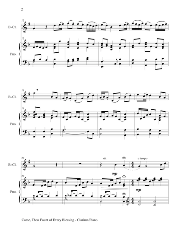 COME, THOU FOUNT OF EVERY BLESSING (Bb Clarinet/Piano and Clarinet Part)