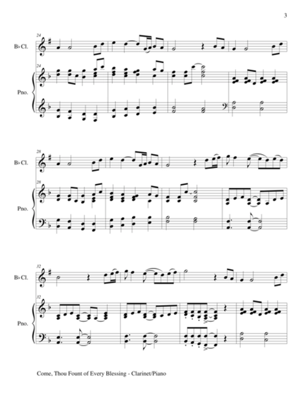 COME, THOU FOUNT OF EVERY BLESSING (Bb Clarinet/Piano and Clarinet Part)