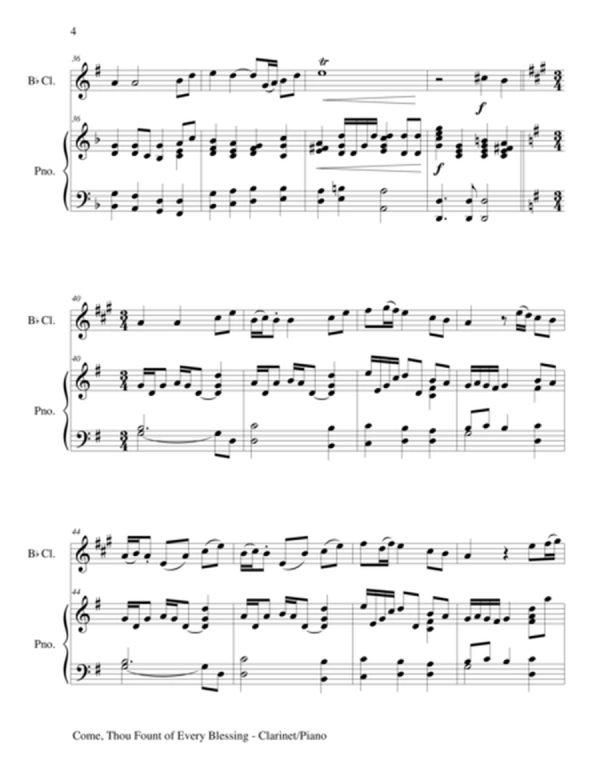 COME, THOU FOUNT OF EVERY BLESSING (Bb Clarinet/Piano and Clarinet Part)