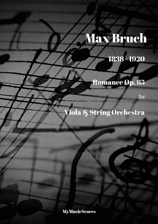 Bruch Romance for Viola and String Orchestra Op.85