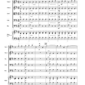 Blue Danube Waltz - Full Score