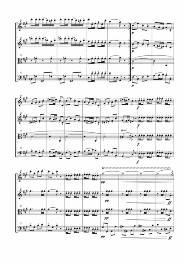 Carmen Overture (Prelude) for String Quartet