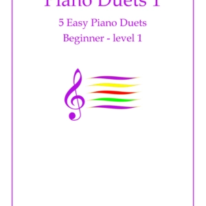 5 Easy Piano Duets Beginner - Level 1