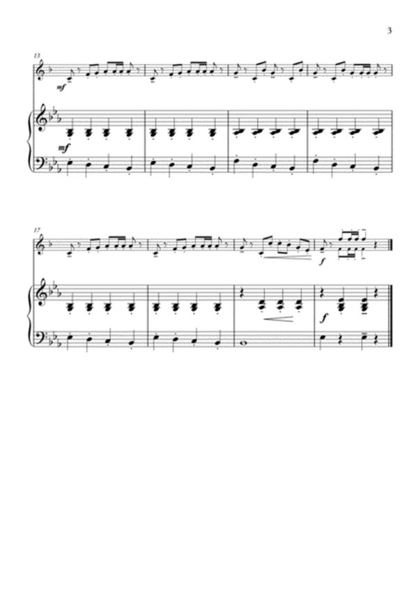 Three Easy Pieces for Trumpet and Piano