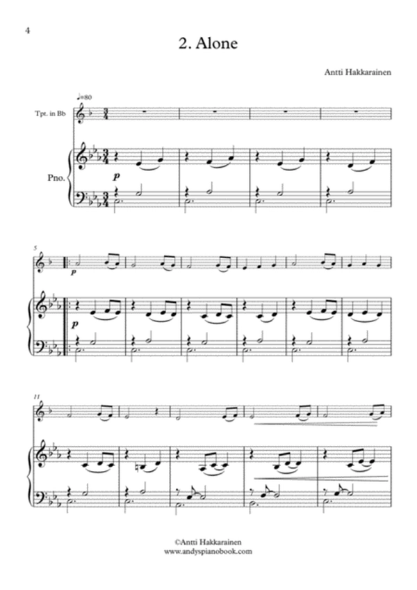 Three Easy Pieces for Trumpet and Piano