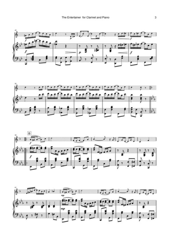 The Entertainer by Scott Joplin, for Clarinet and Piano