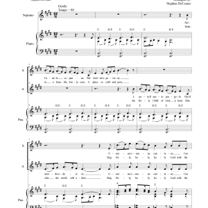 Gesu Bambino (Duet for Soprano and Alto solo)