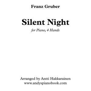 Silent Night - Piano, 4 Hands