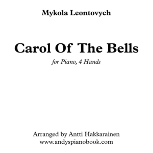 Carol Of The Bells - Piano, 4 Hands