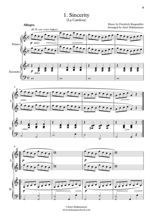 25 Progressive Pieces, Op. 100 - Piano, 4 Hands