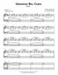 Ukrainian Bell Carol Trio (Easy Piano Trio)