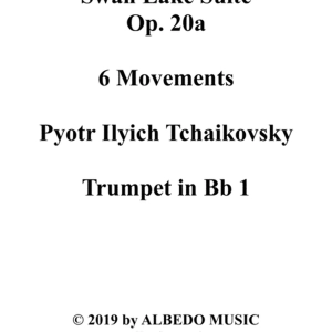 Swan Lake Suite, 6 Movements and 8 Movements - Trumpet in Bb 1 (Transposed Part)