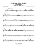 Swan Lake Suite, 6 Movements and 8 Movements - Trumpet in Bb 1 (Transposed Part)