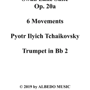 Swan Lake Suite, 6 Movements and 8 Movements - Trumpet in Bb 2 (Transposed Part)