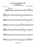 Swan Lake Suite, 6 Movements and 8 Movements - Trumpet in Bb 2 (Transposed Part)