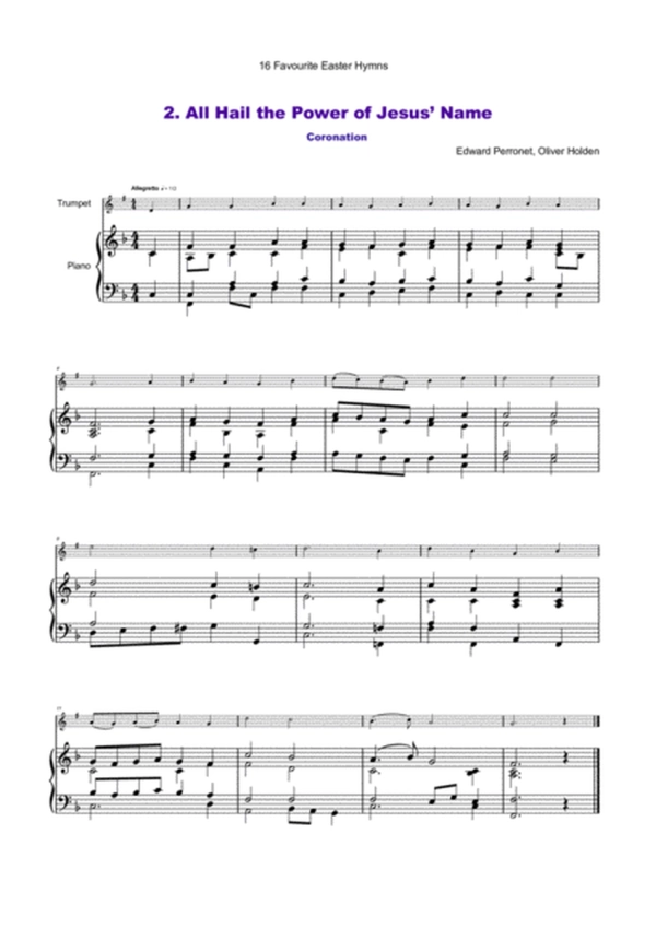 16 Favourite Easter Hymns for Solo Trumpet and Piano