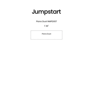 Jumpstart (Piano duet)