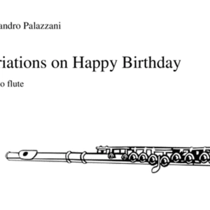 Variations on Happy Birthday for Solo Flute