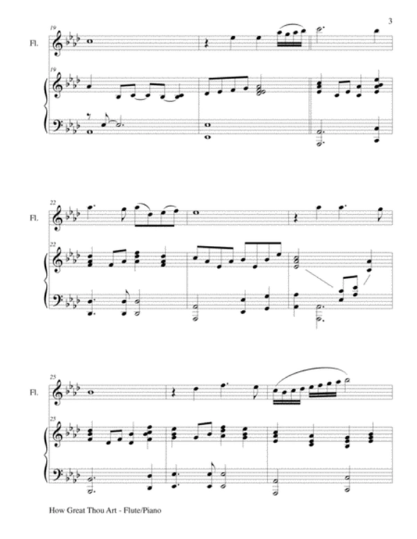 HOW GREAT THOU ART (For Flute and Piano with ScorePart)