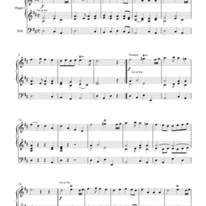 Trumpet Voluntary (Jeremiah Clarke) arranged for Organ Solo