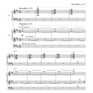 Holy, Holy, Holy: A Duet for Piano and Organ (Downloadable)