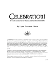 Celebration!: A Youth Concerto for Piano and Rhythm Ensemble - Piano Duo (2 Pianos, 4 Hands)