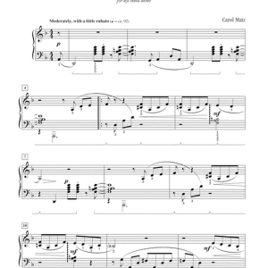 Midnight Blues (for left hand alone) - Piano Solo
