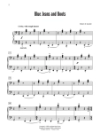 Blue Jeans and Boots - Piano Solo