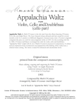 Appalachia Waltz (cello part - vln, cel, bs)