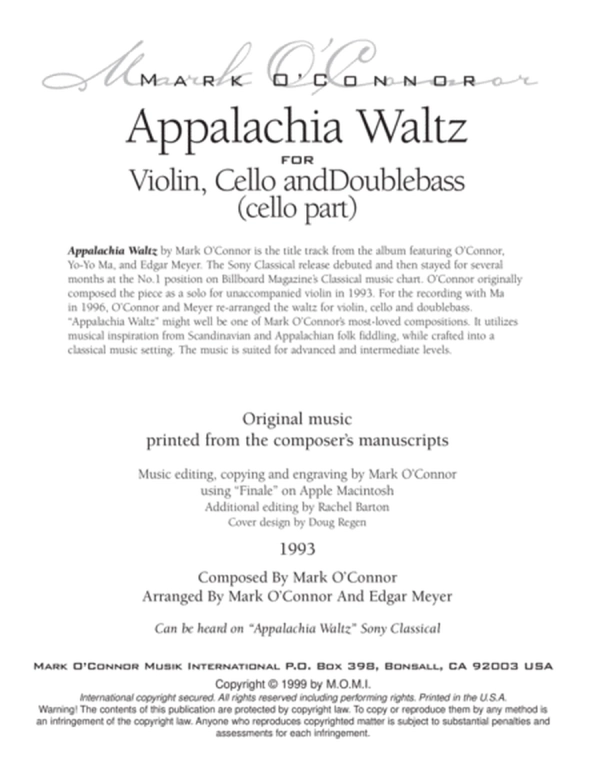 Appalachia Waltz (cello part - vln, cel, bs)