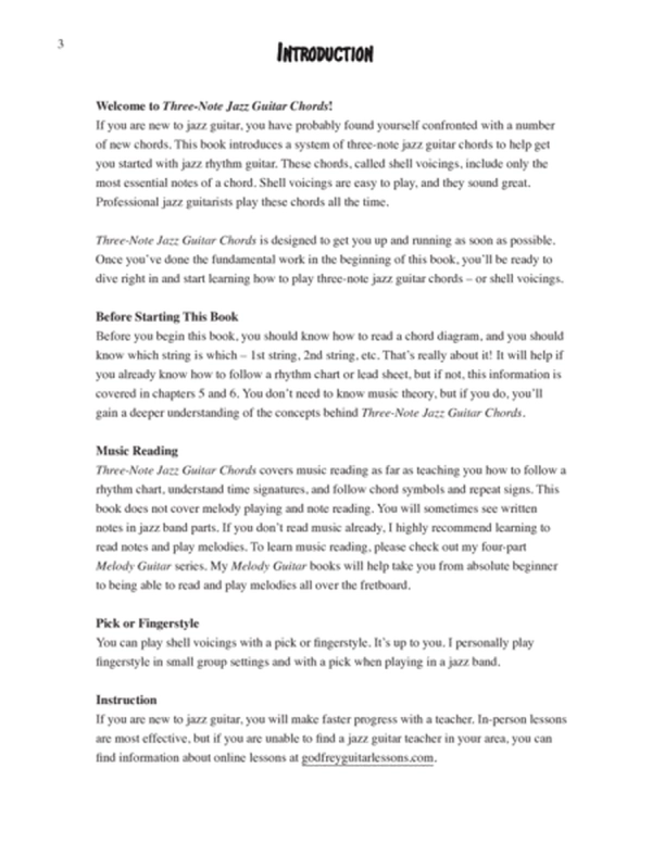 Three-Note Jazz Guitar Chords