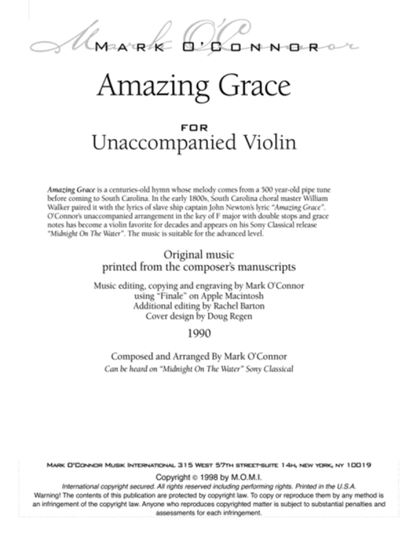 Amazing Grace (unaccompanied violin)