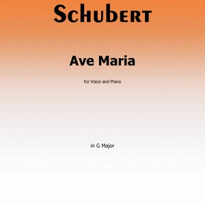 Ave maria, by Schubert, in G Major