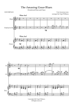 The Amazing Grace Blues, for Flute, Clarinet and Piano