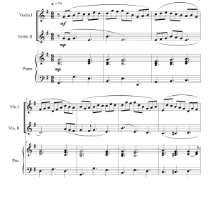 Jesu, Joy of Man's Desiring (Violin Duet) with optional piano accompaniment