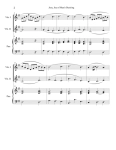 Jesu, Joy of Man's Desiring (Violin Duet) with optional piano accompaniment