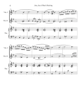 Jesu, Joy of Man's Desiring (Violin Duet) with optional piano accompaniment